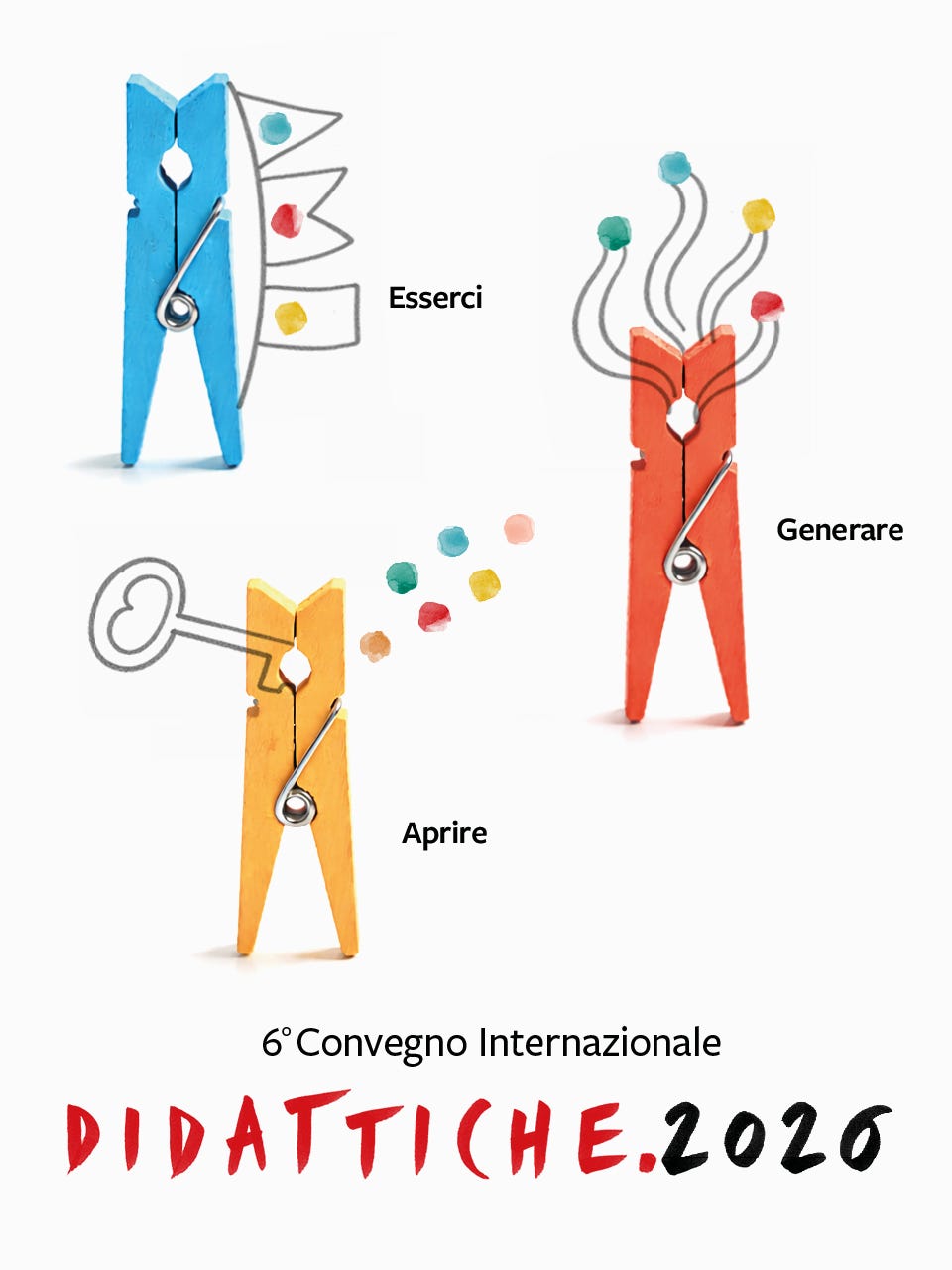 Locandina del 6° Convegno Internazionale Didattiche 2026